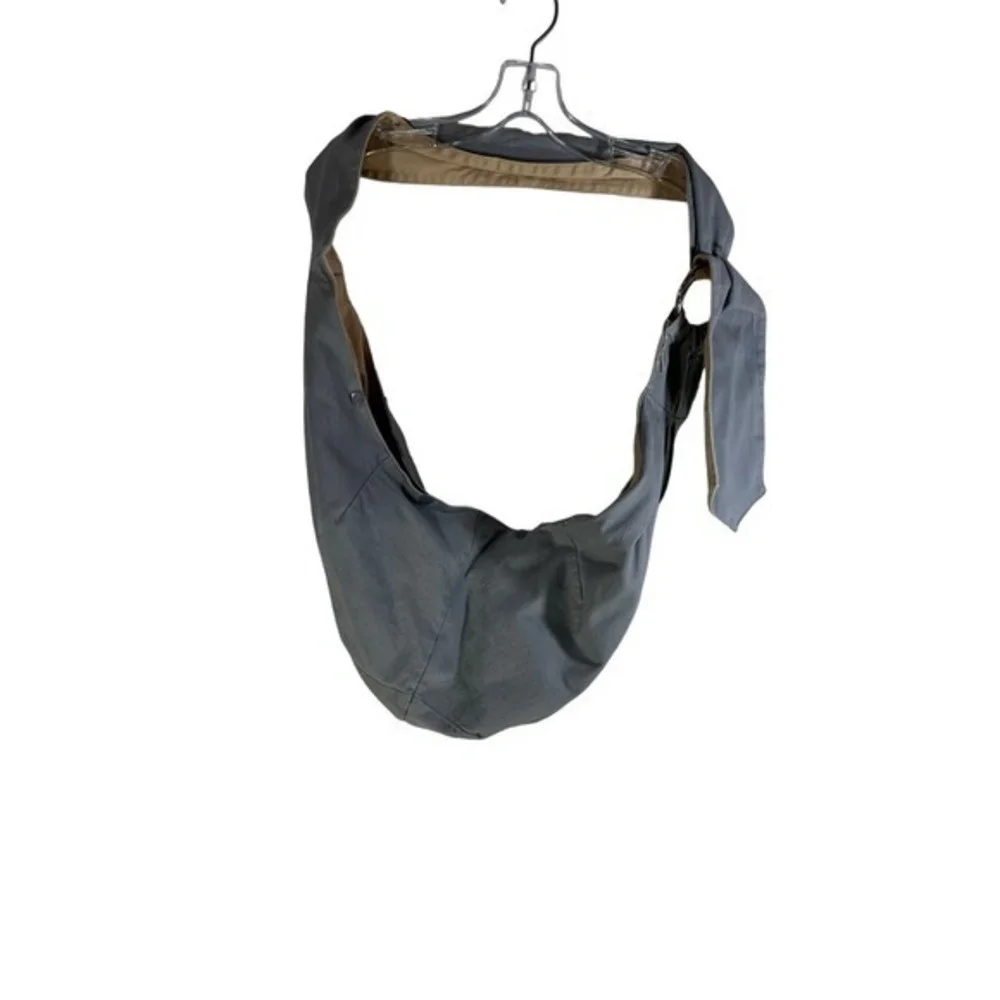 SPETYLE Large Pet Carrier/ Gray/Tan/Reversible/Cacoon‎ style